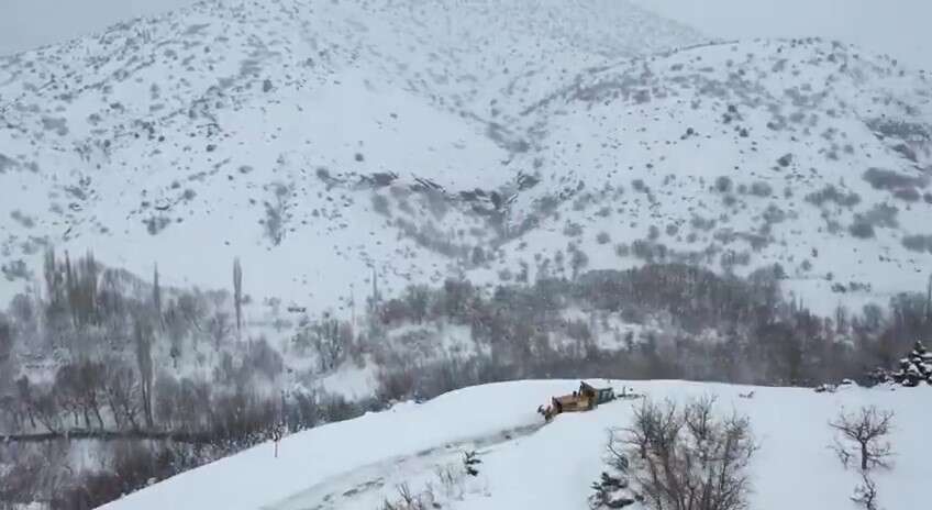 Konya’da kar kalınlığının 1 metreye yaklaştığı ilçe şölen sunuyor 44